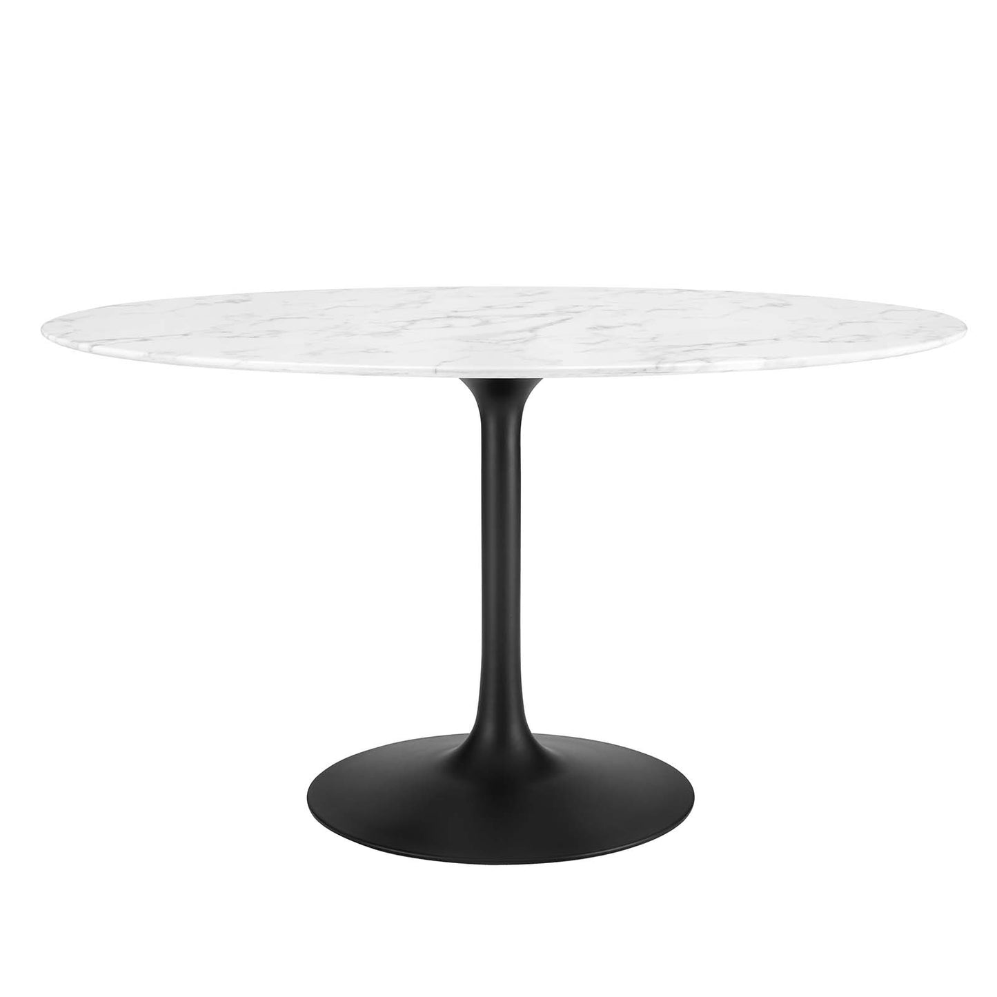 Modway Lippa 54" Oval Artificial Marble Dining Table - EEI-3530 | Dining Tables | Modishstore - 6