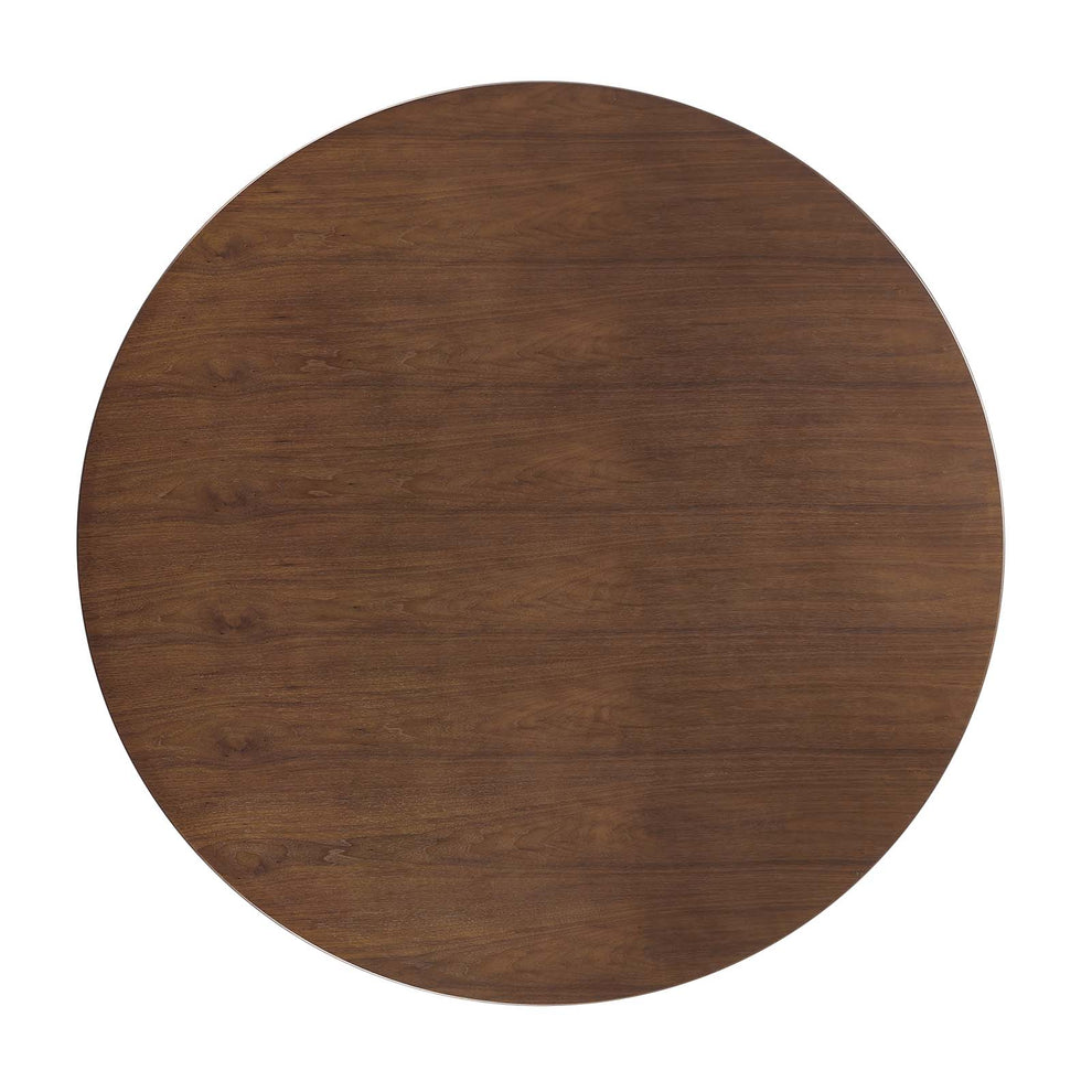 Modway Lippa 47" Round Walnut Dining Table - EEI-3532 | Dining Tables | Modishstore - 6