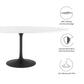 Modway Lippa 78" Oval Wood Dining Table - EEI-3540 | Dining Tables | Modishstore - 9