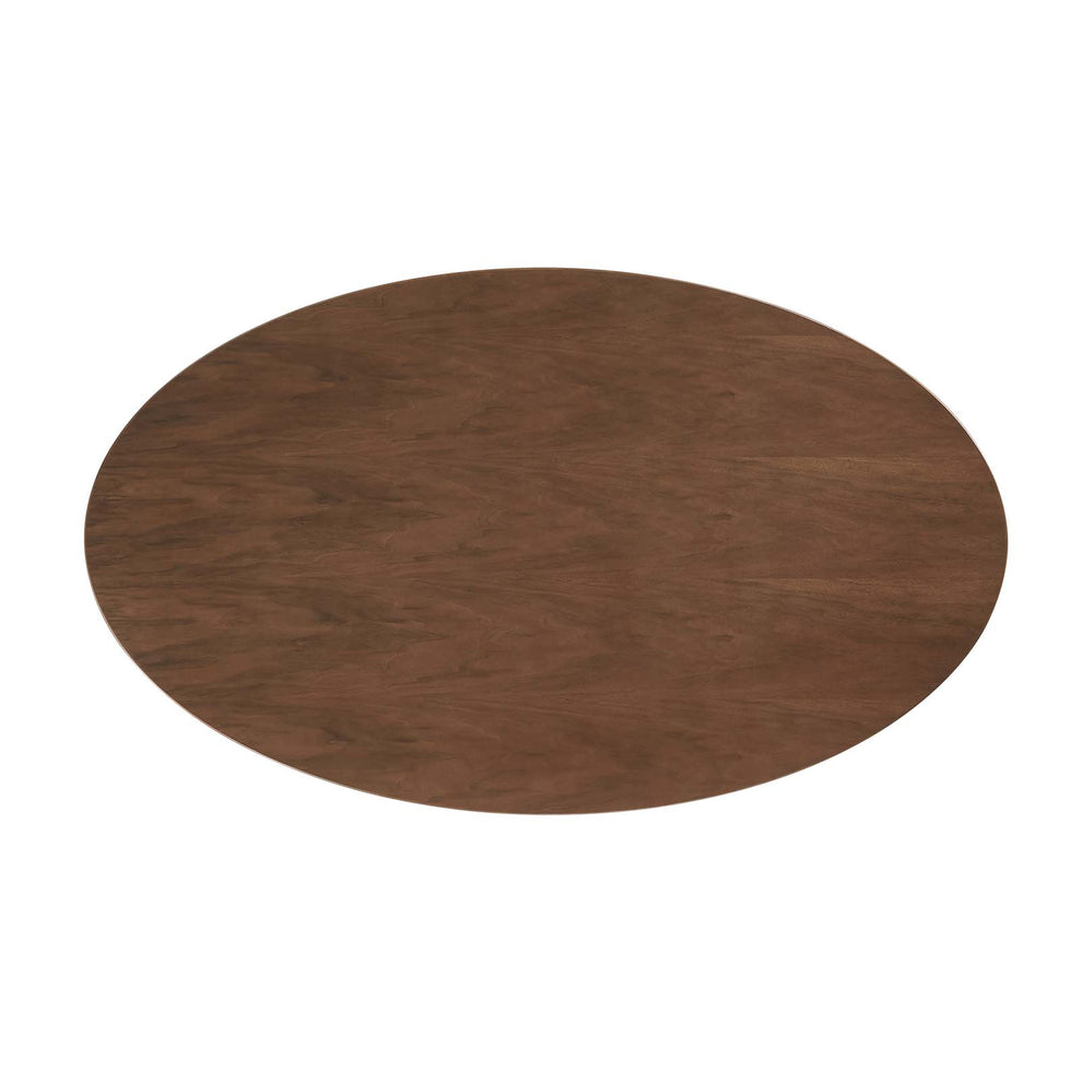 Modway Lippa 60" Oval Walnut Dining Table - EEI-3543 | Dining Tables | Modishstore - 8