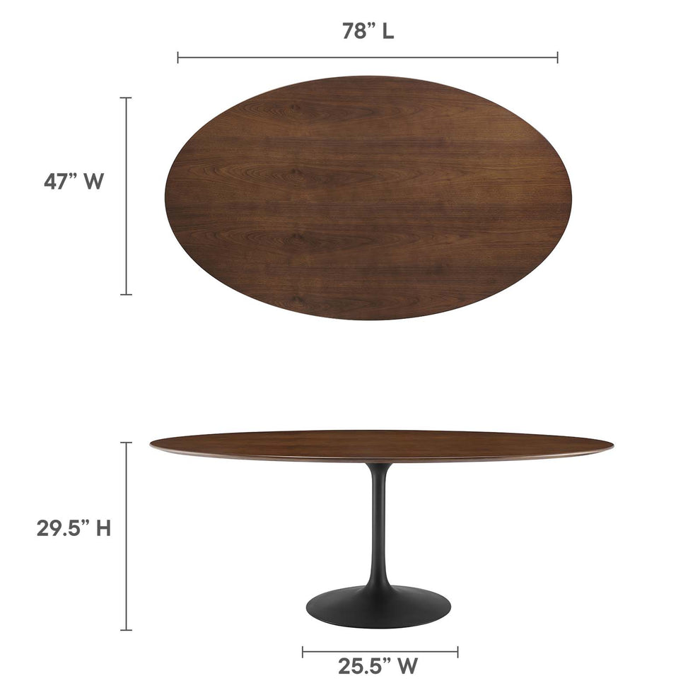 Modway Lippa 78" Oval Wood Dining Table-EEI-3544 - EEI-3544 | Dining Tables | Modishstore - 11