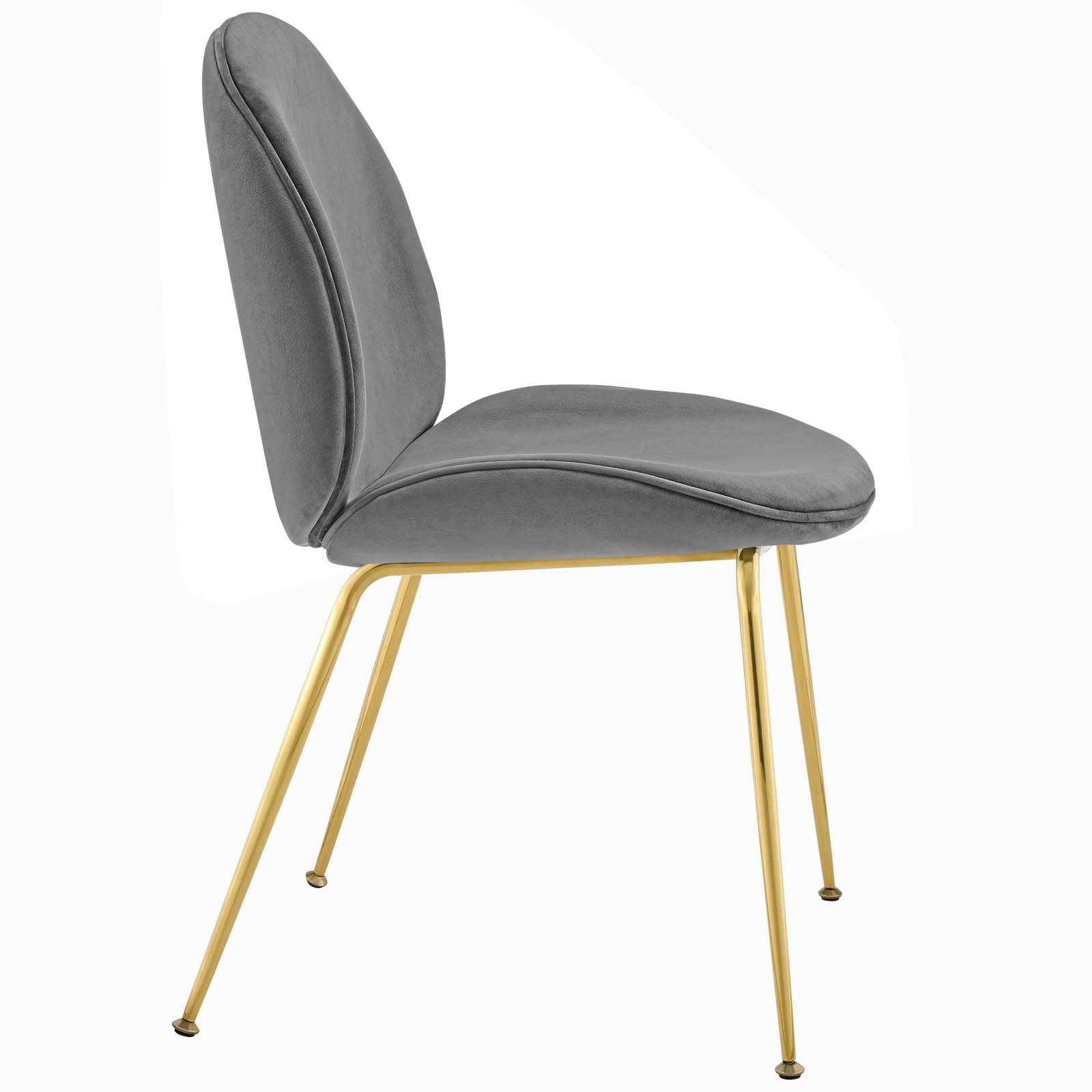 Modway Scoop Gold Stainless Steel Leg Performance Velvet Dining Chair - EEI-3548 | Dining Chairs | Modishstore - 38