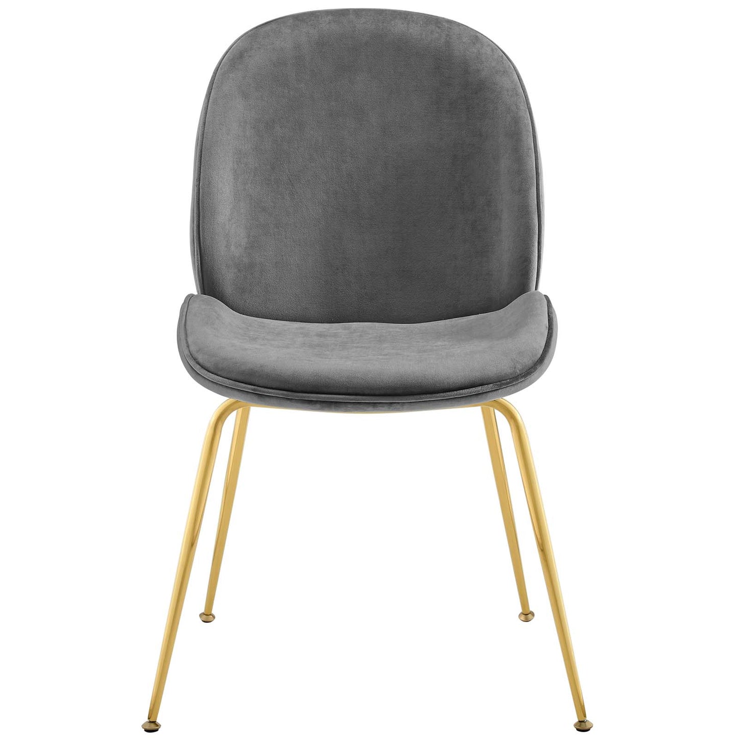 Modway Scoop Gold Stainless Steel Leg Performance Velvet Dining Chair - EEI-3548 | Dining Chairs | Modishstore - 37