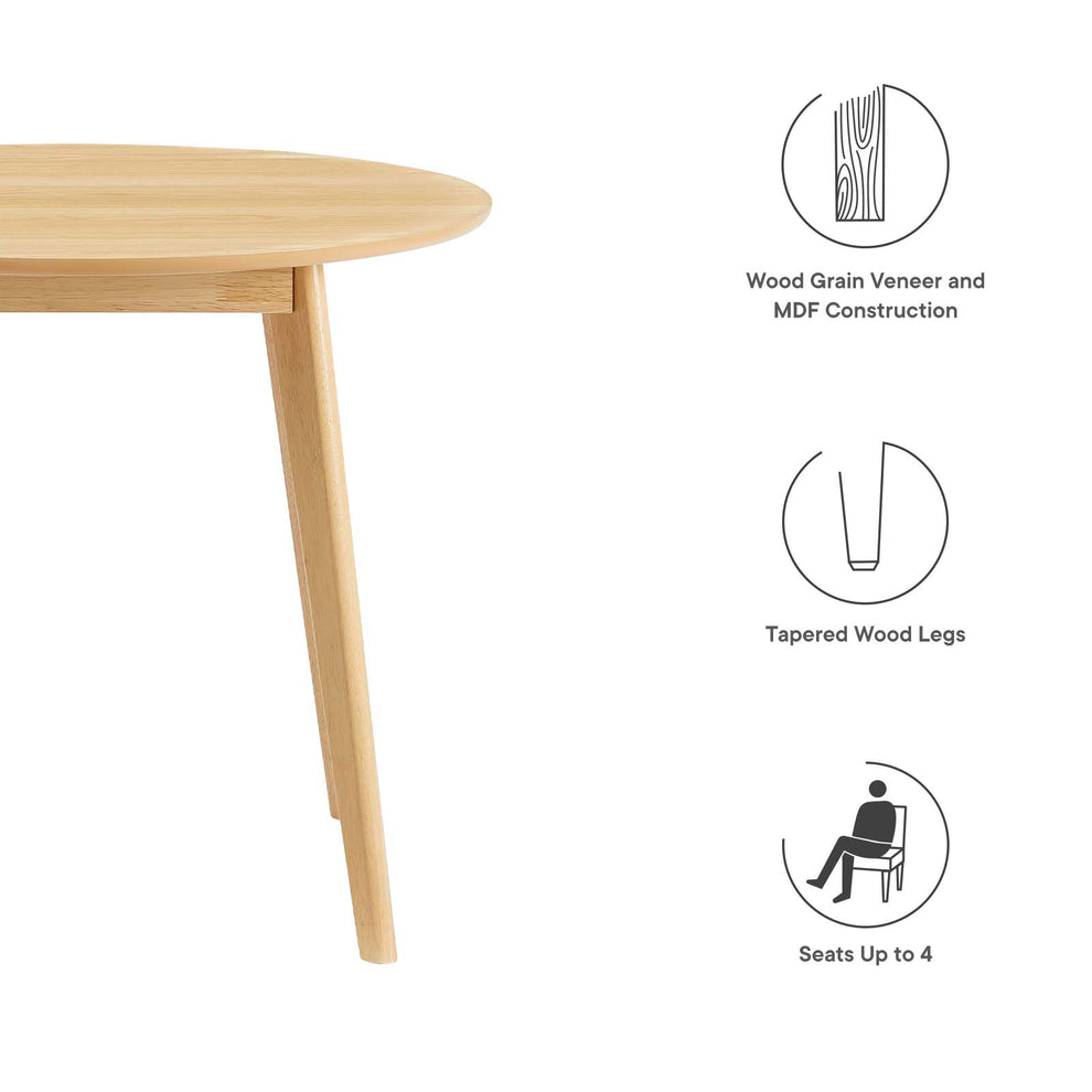 Modway Vision 35" Round Dining Table - EEI-3749 | Dining Tables | Modishstore - 11