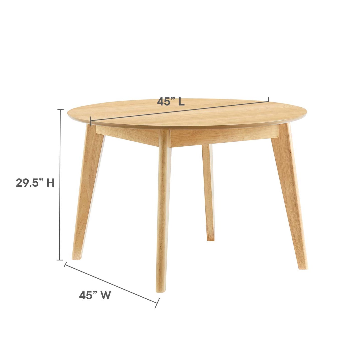 Modway Vision 45" Round Dining Table - EEI-3751 | Dining Tables | Modishstore - 12