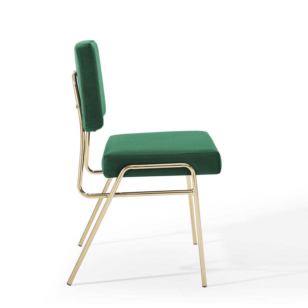 Modway Craft Performance Velvet Dining Side Chair - EEI-3804 | Dining Chairs | Modishstore - 12