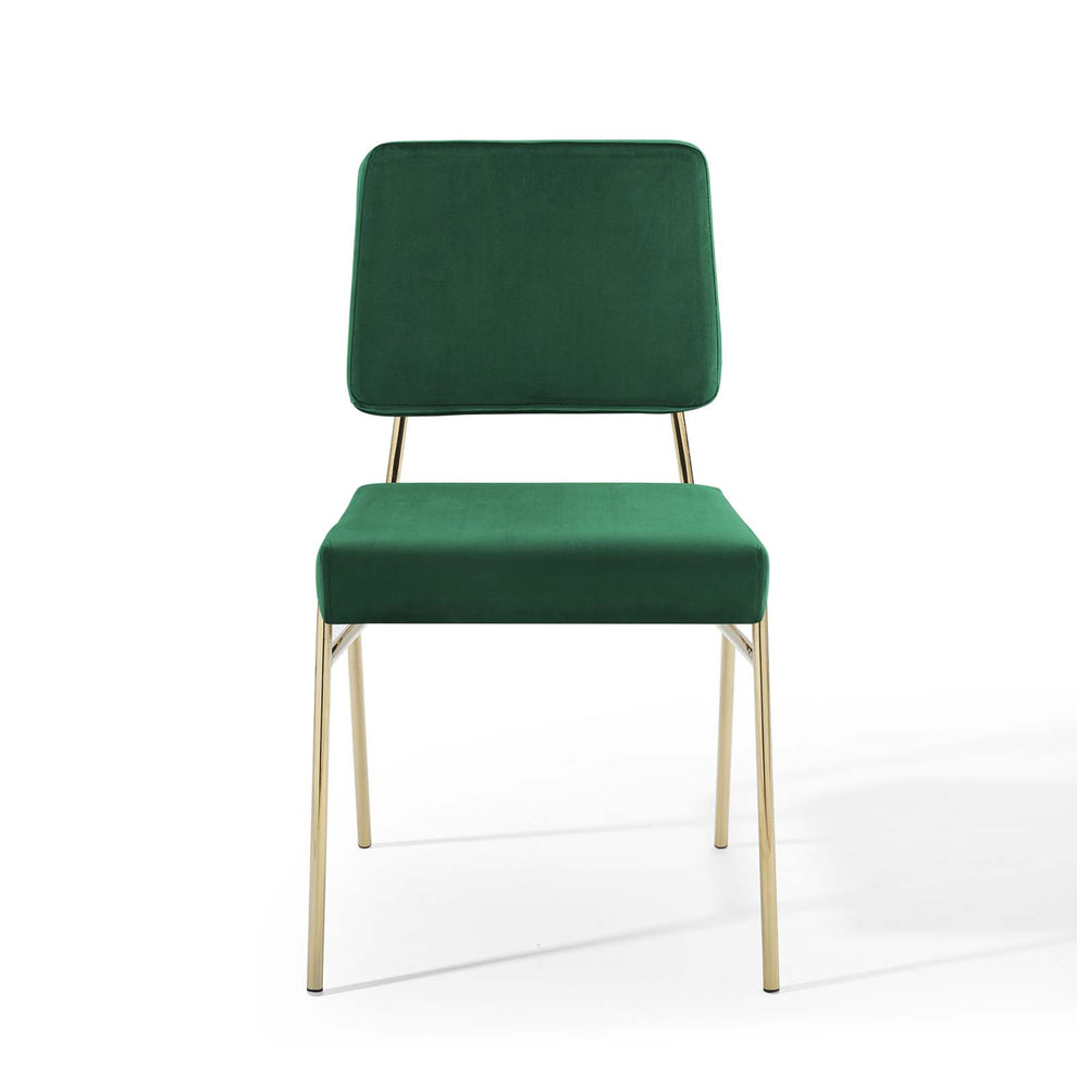 Modway Craft Performance Velvet Dining Side Chair - EEI-3804 | Dining Chairs | Modishstore - 11