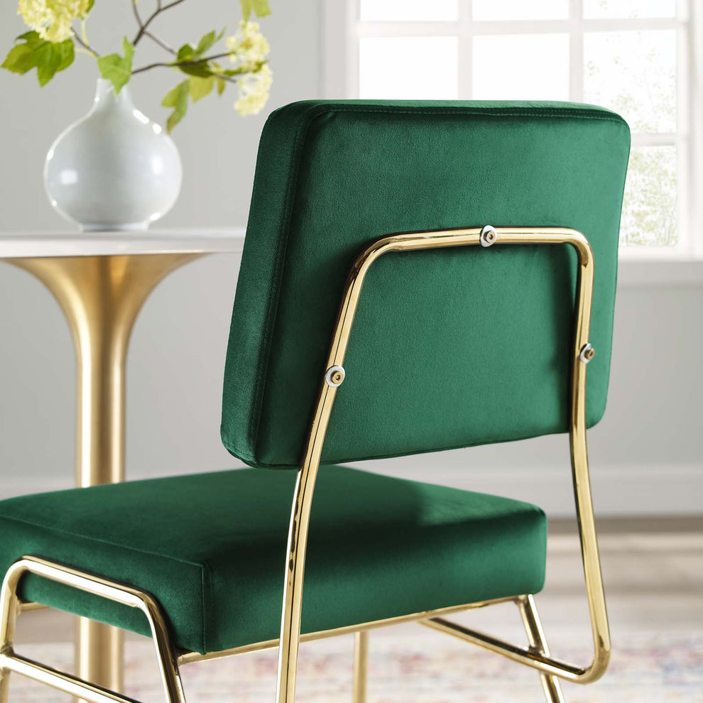 Modway Craft Performance Velvet Dining Side Chair - EEI-3804 | Dining Chairs | Modishstore - 15