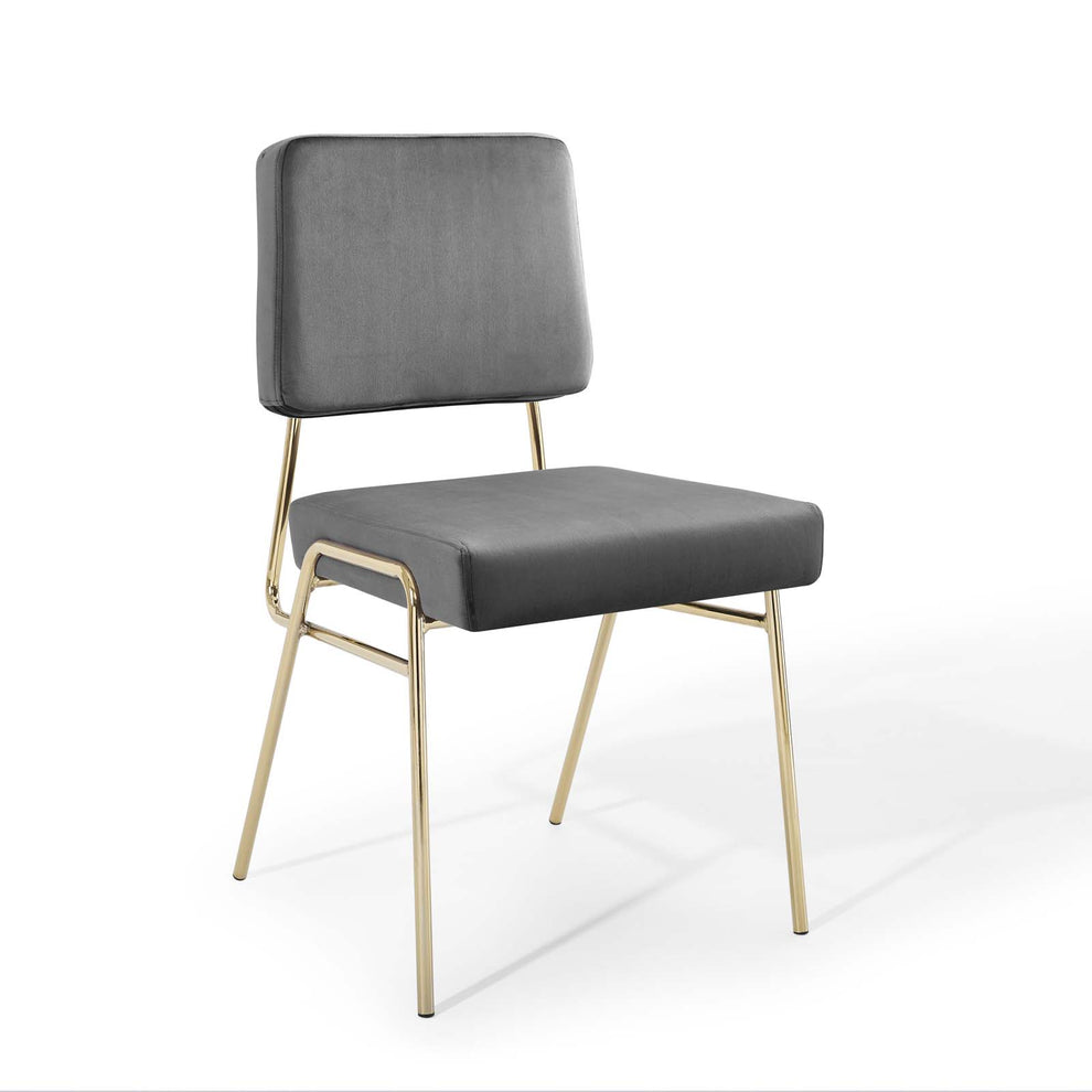 Modway Craft Performance Velvet Dining Side Chair - EEI-3804 | Dining Chairs | Modishstore - 23