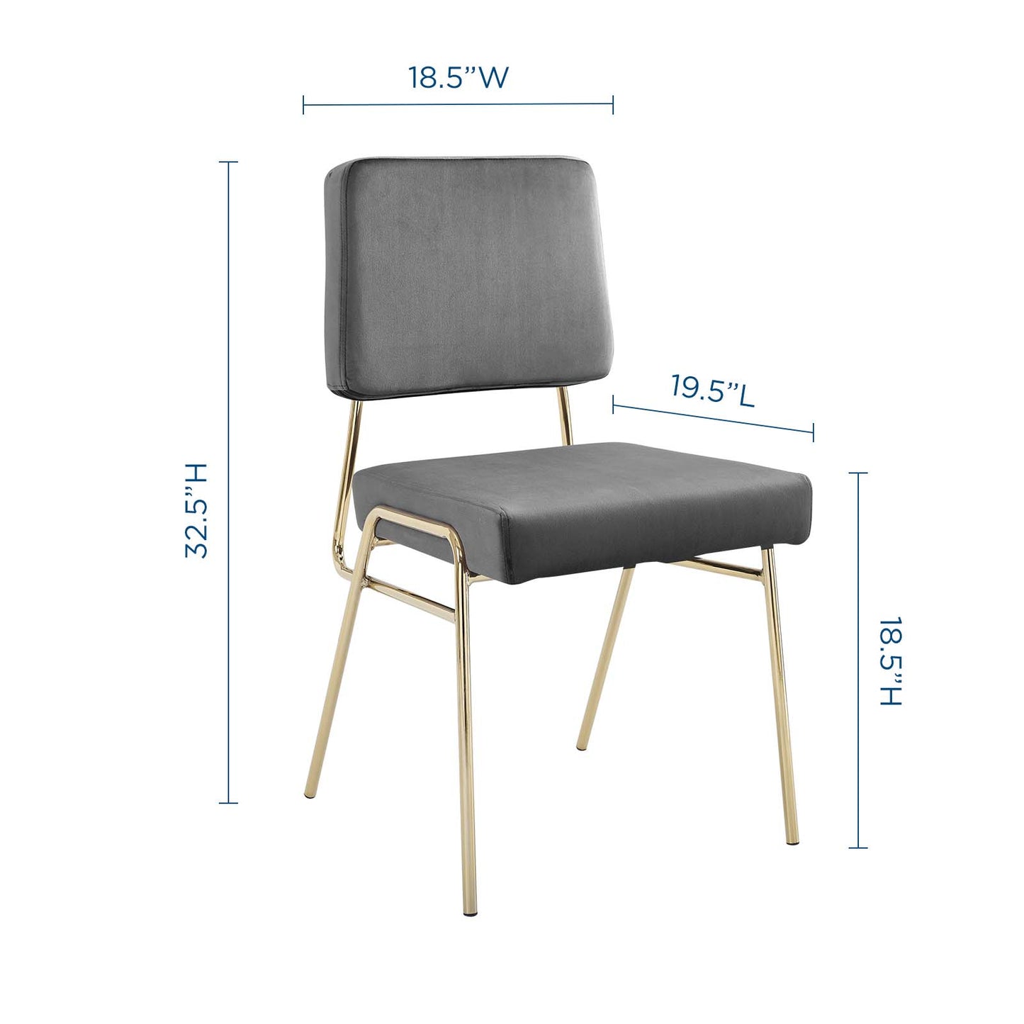Modway Craft Performance Velvet Dining Side Chair - EEI-3804