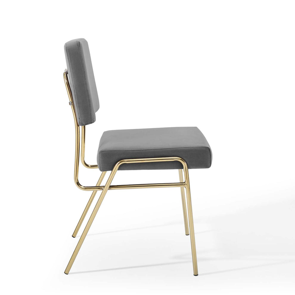 Modway Craft Performance Velvet Dining Side Chair - EEI-3804 | Dining Chairs | Modishstore - 21