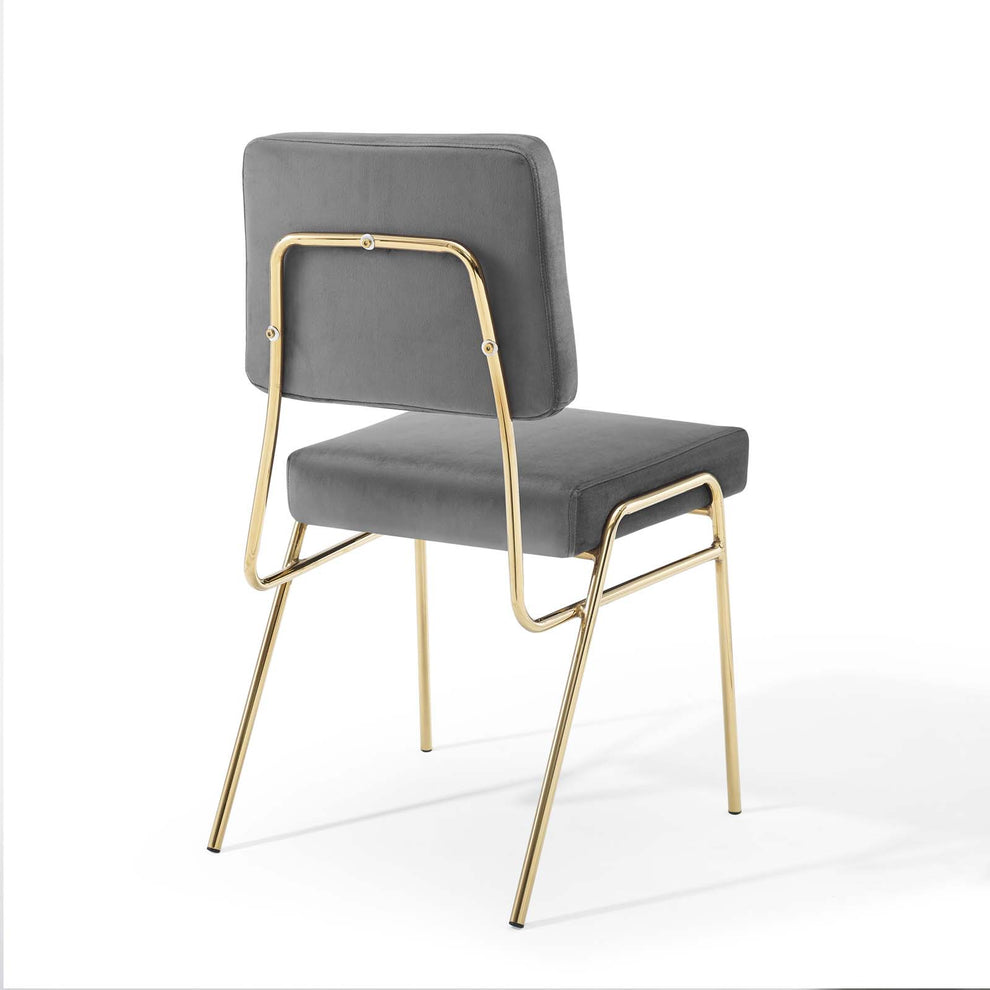 Modway Craft Performance Velvet Dining Side Chair - EEI-3804 | Dining Chairs | Modishstore - 22