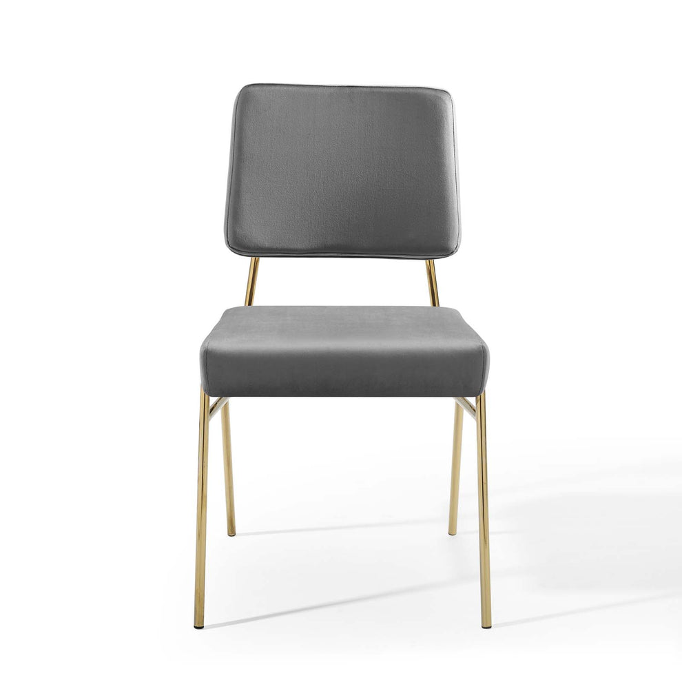 Modway Craft Performance Velvet Dining Side Chair - EEI-3804 | Dining Chairs | Modishstore - 20