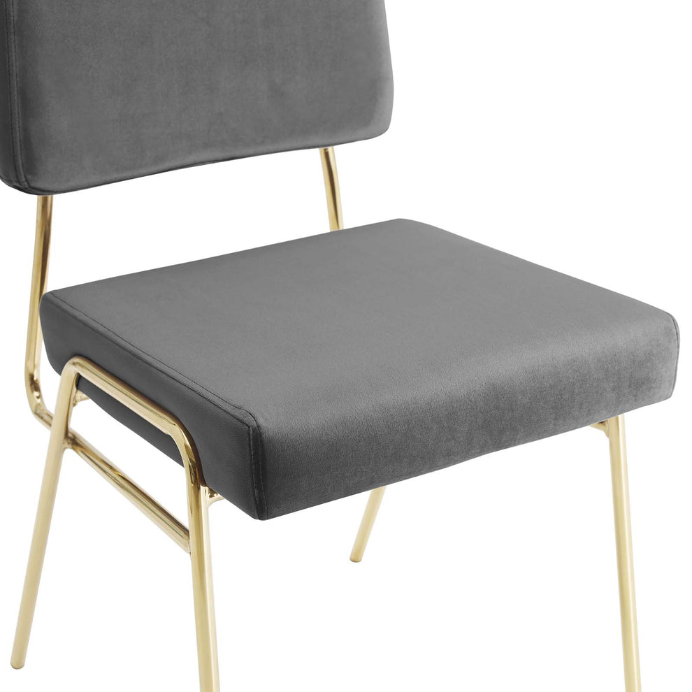 Modway Craft Performance Velvet Dining Side Chair - EEI-3804 | Dining Chairs | Modishstore - 18