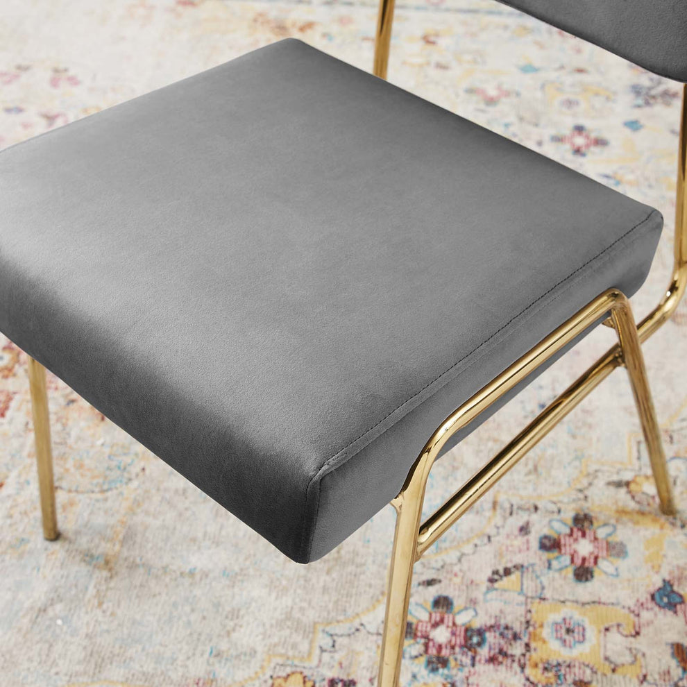 Modway Craft Performance Velvet Dining Side Chair - EEI-3804 | Dining Chairs | Modishstore - 19