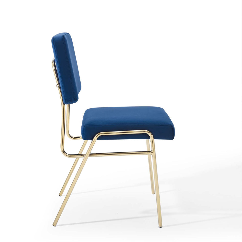 Modway Craft Performance Velvet Dining Side Chair - EEI-3804 | Dining Chairs | Modishstore - 28