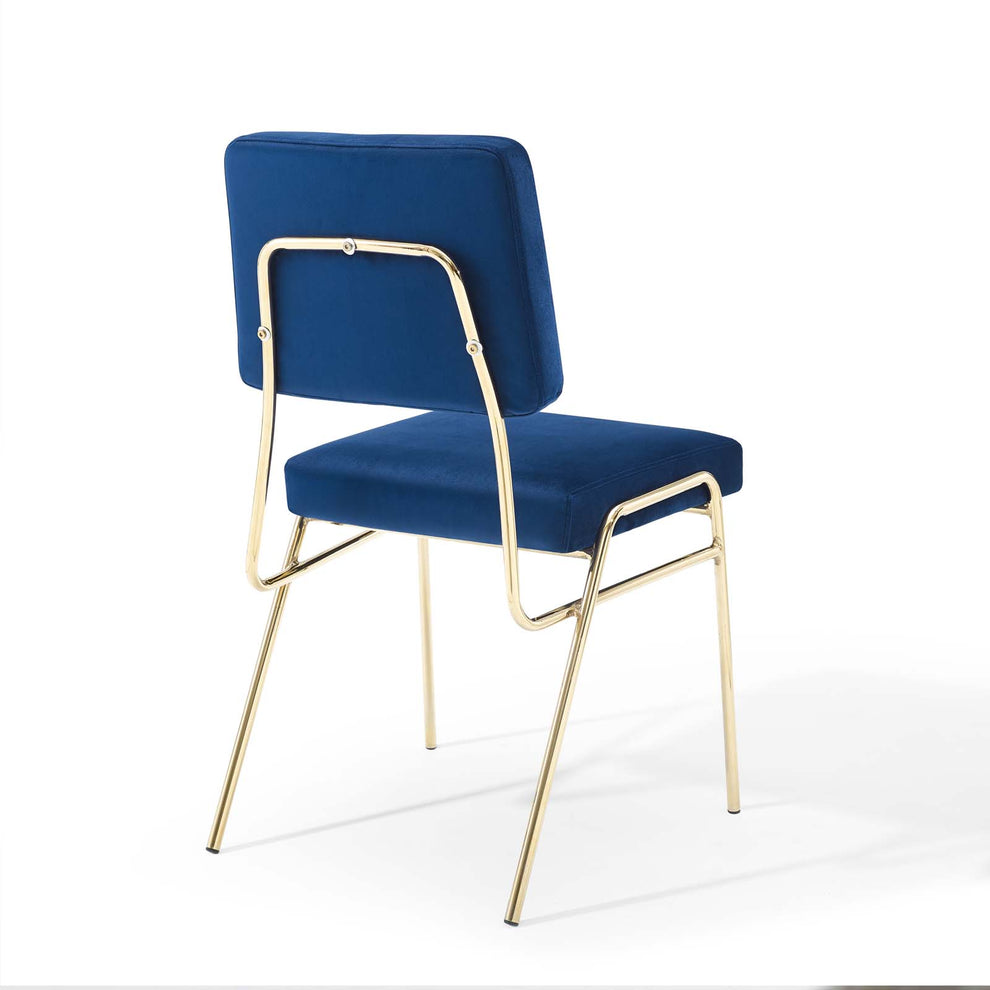 Modway Craft Performance Velvet Dining Side Chair - EEI-3804 | Dining Chairs | Modishstore - 29