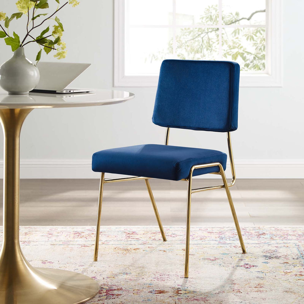 Modway Craft Performance Velvet Dining Side Chair - EEI-3804 | Dining Chairs | Modishstore - 34