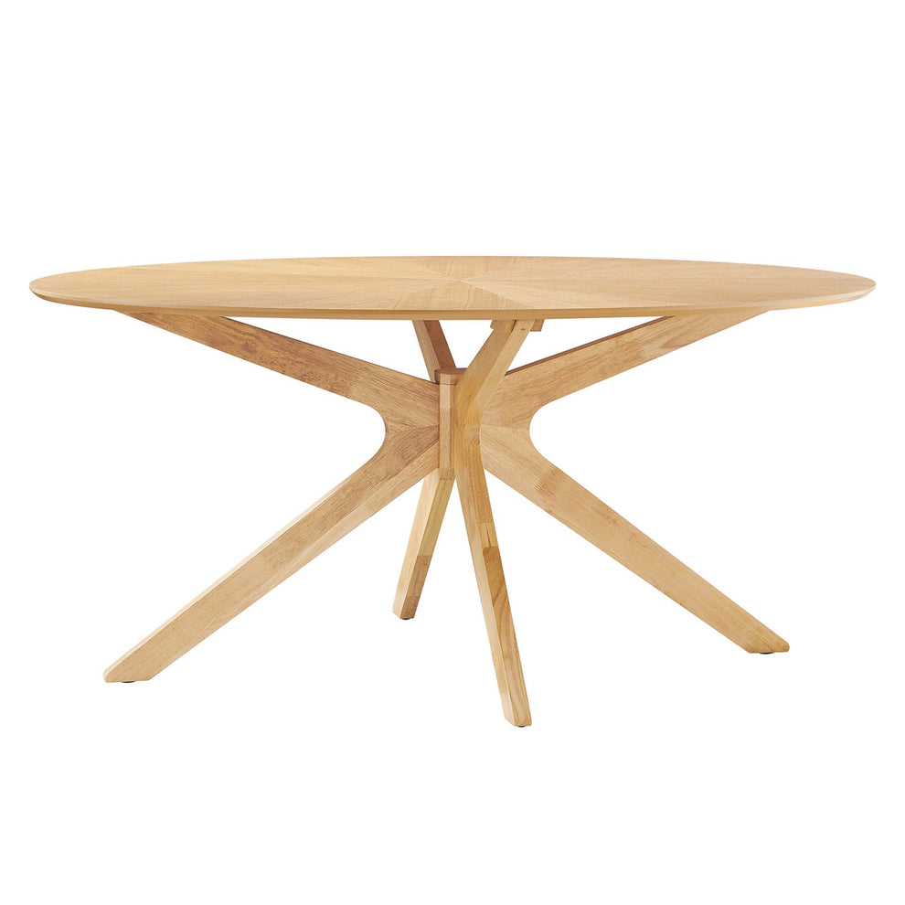 Crossroads 63" Oval Wood Dining Table by Modway | Dining Tables | Modishstore - 9