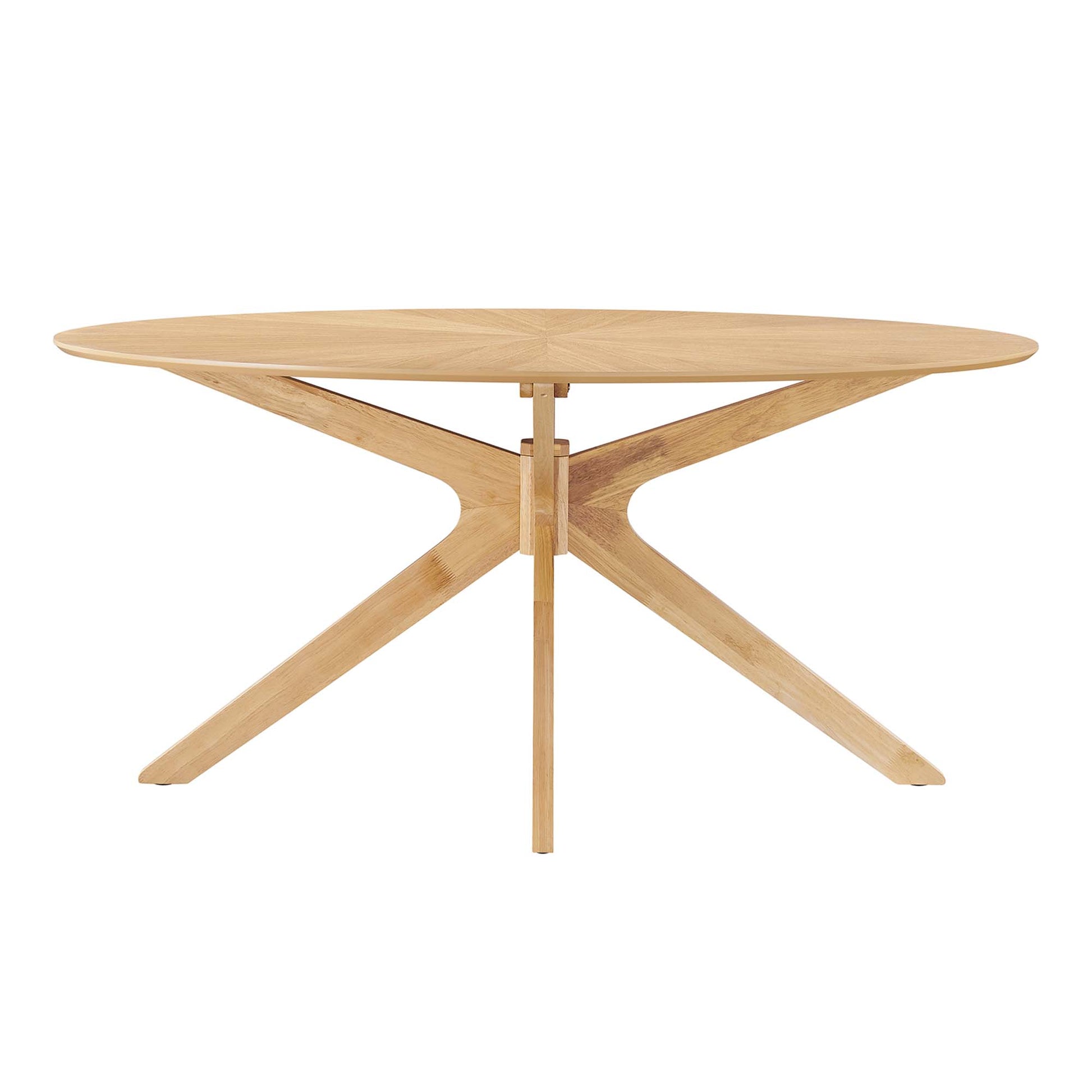 Crossroads 63" Oval Wood Dining Table by Modway | Dining Tables | Modishstore - 11