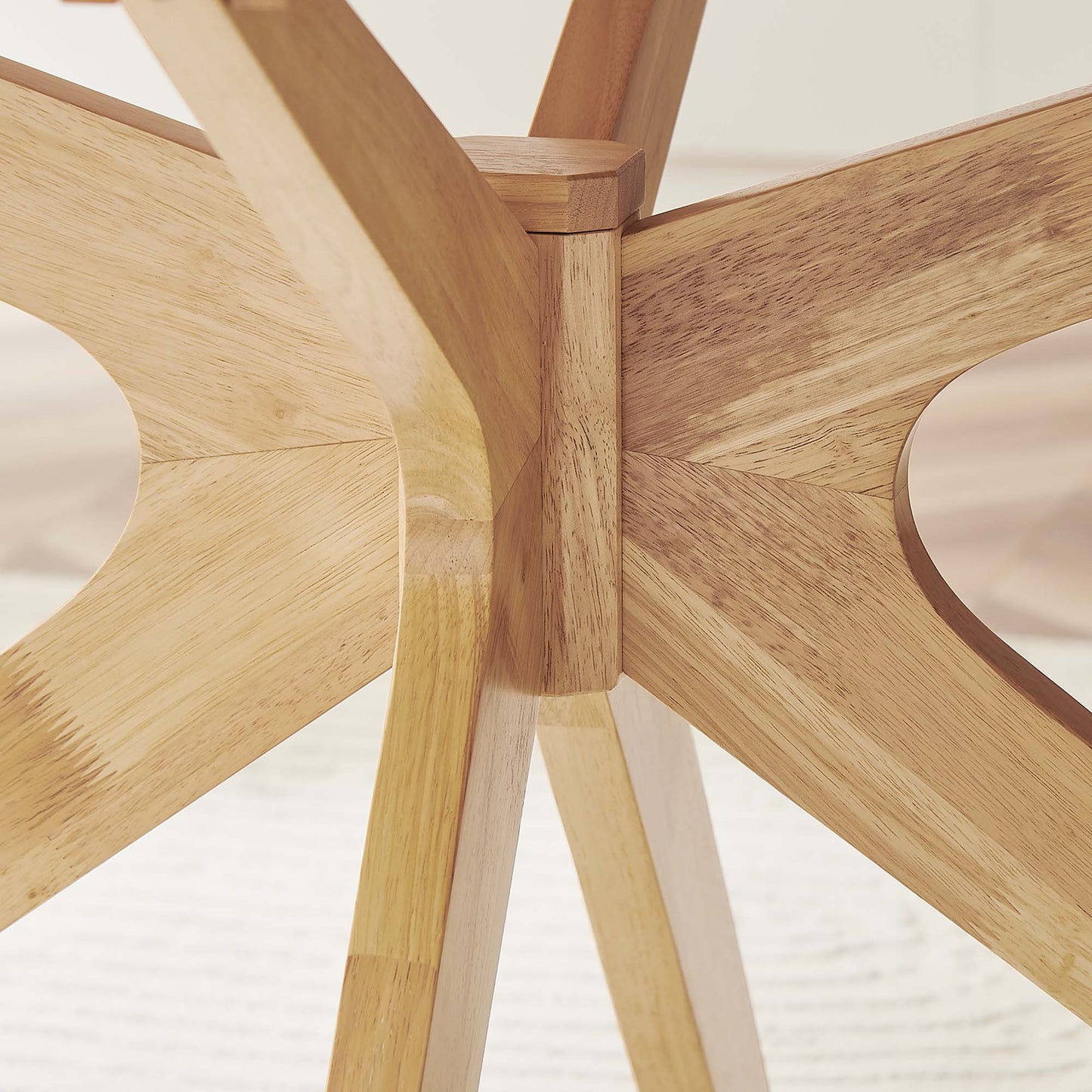 Crossroads 63" Oval Wood Dining Table by Modway | Dining Tables | Modishstore - 15