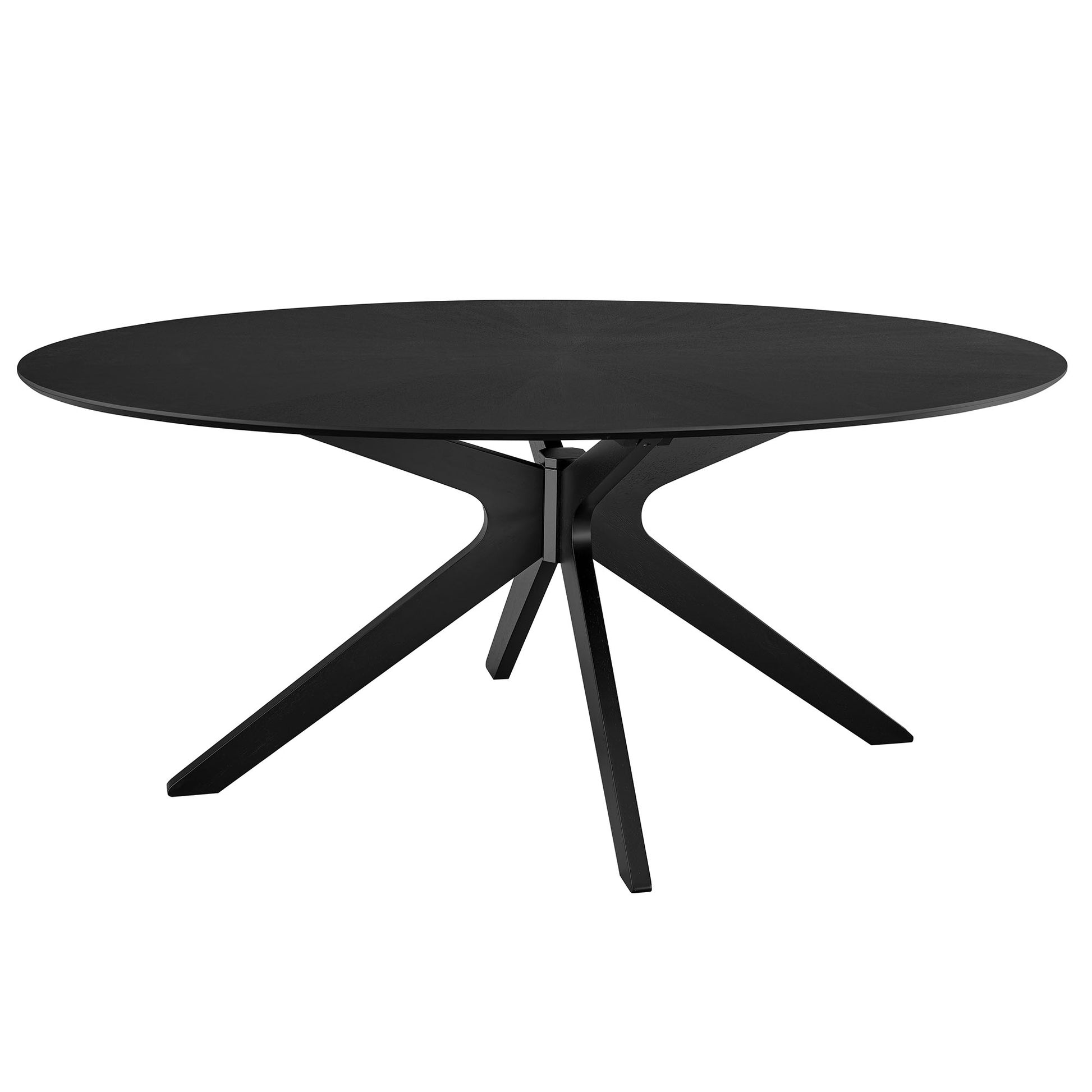 Crossroads 71" Oval Wood Dining Table by Modway | Dining Tables | Modishstore - 2