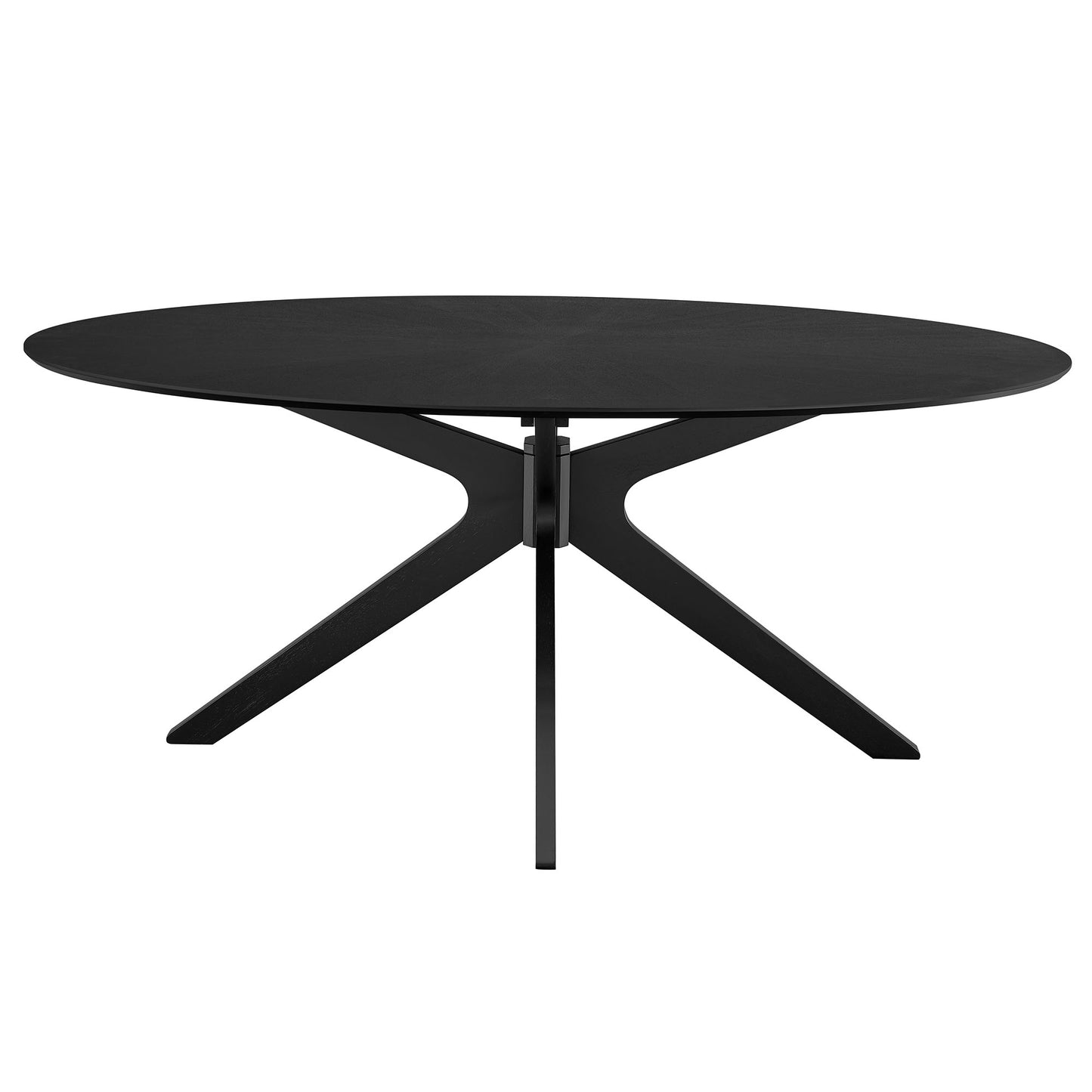 Crossroads 71" Oval Wood Dining Table by Modway | Dining Tables | Modishstore - 3