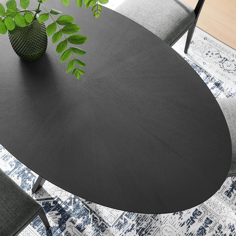 Crossroads 71" Oval Wood Dining Table by Modway | Dining Tables | Modishstore - 6