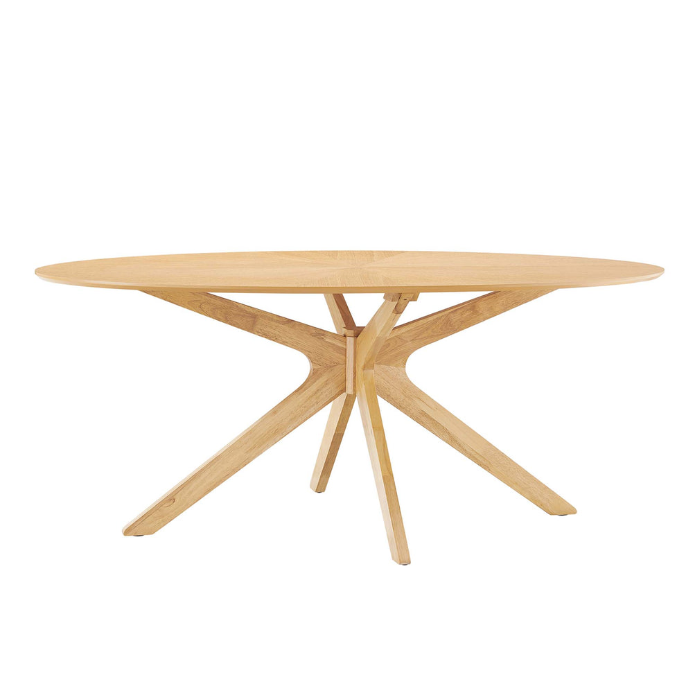 Crossroads 71" Oval Wood Dining Table by Modway | Dining Tables | Modishstore - 9