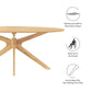 Crossroads 71" Oval Wood Dining Table by Modway | Dining Tables | Modishstore - 14