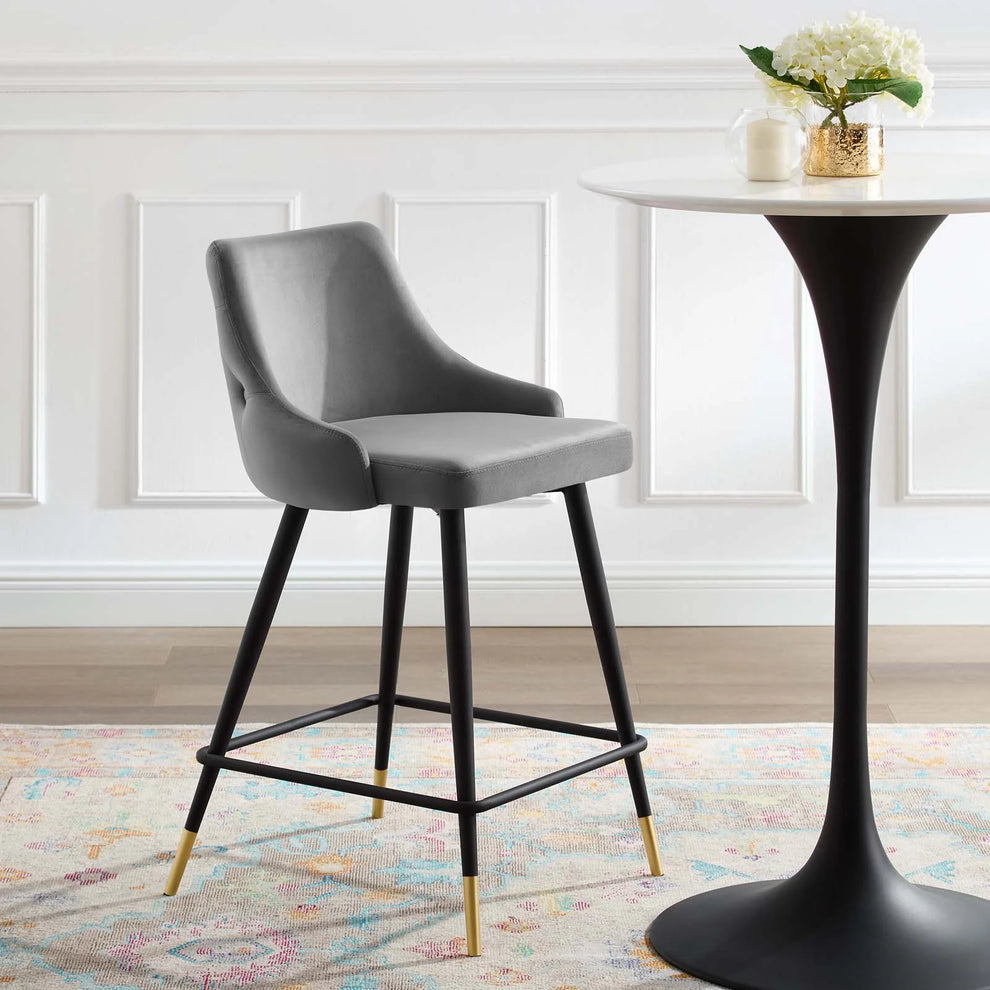 Modway Adorn Performance Velvet Counter Stool - EEI-3908 | Counter Stools | Modishstore - 1