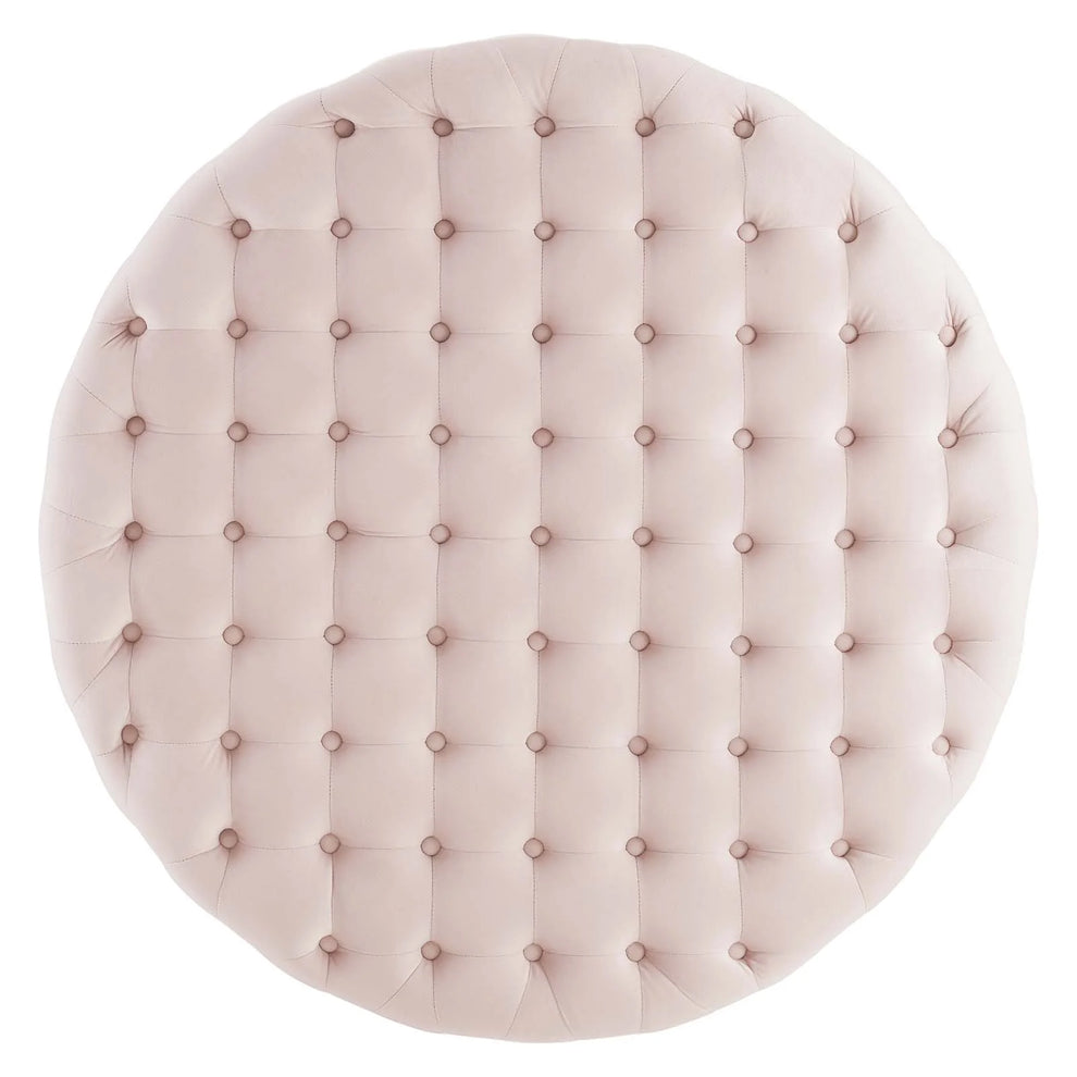 Modway Ensconce Tufted Performance Velvet Round Ottoman - EEI-4326 | Ottomans | Modishstore - 6