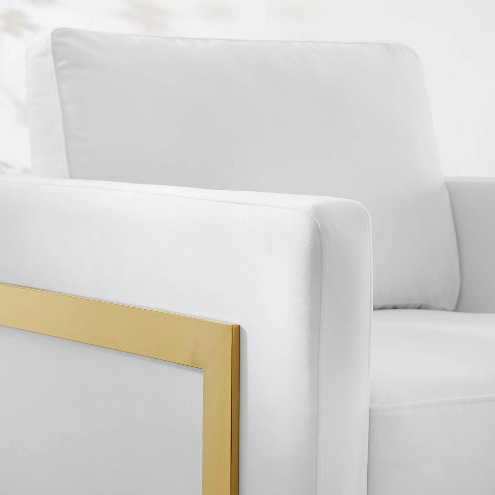 Modway Posse Performance Velvet Accent Chair - EEI-4390 | Accent Chairs | Modishstore - 2