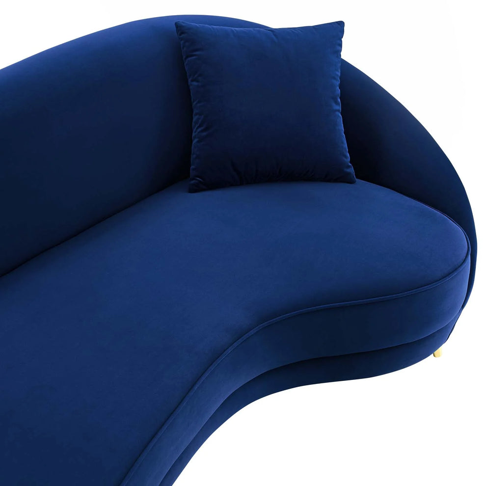 Modway Echo Performance Velvet Sofa - EEI-4404 | Sofas | Modishstore - 5