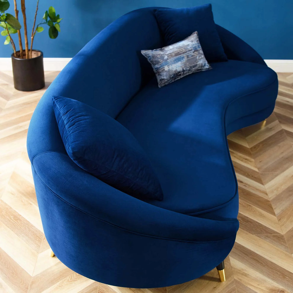 Modway Echo Performance Velvet Sofa - EEI-4404 | Sofas | Modishstore - 4