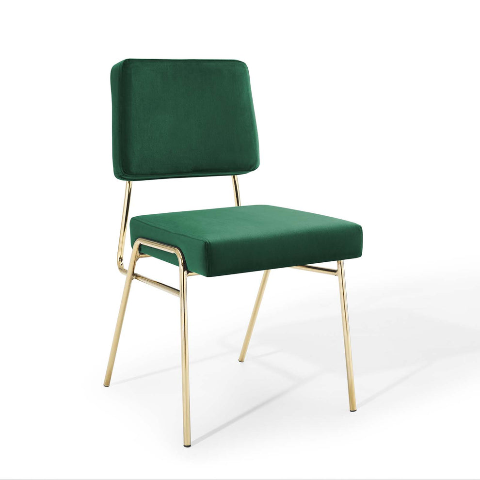 Modway Craft Dining Side Chair Performance Velvet Set of 2 - EEI-4505 | Side Chairs | Modishstore - 14