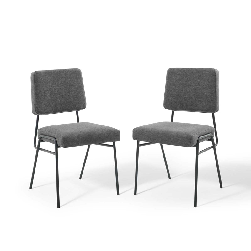 Modway Craft Dining Side Chair Upholstered Fabric Set of 2 - EEI-4506 | Side Chairs | Modishstore - 11