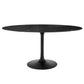 Lippa 60" Artificial Marble Oval Dining Table By Modway - EEI-4881