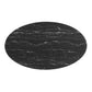 Lippa 60" Artificial Marble Oval Dining Table By Modway - EEI-4881