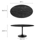Lippa 60" Artificial Marble Oval Dining Table By Modway - EEI-4881 | Dining Tables | Modishstore - 12