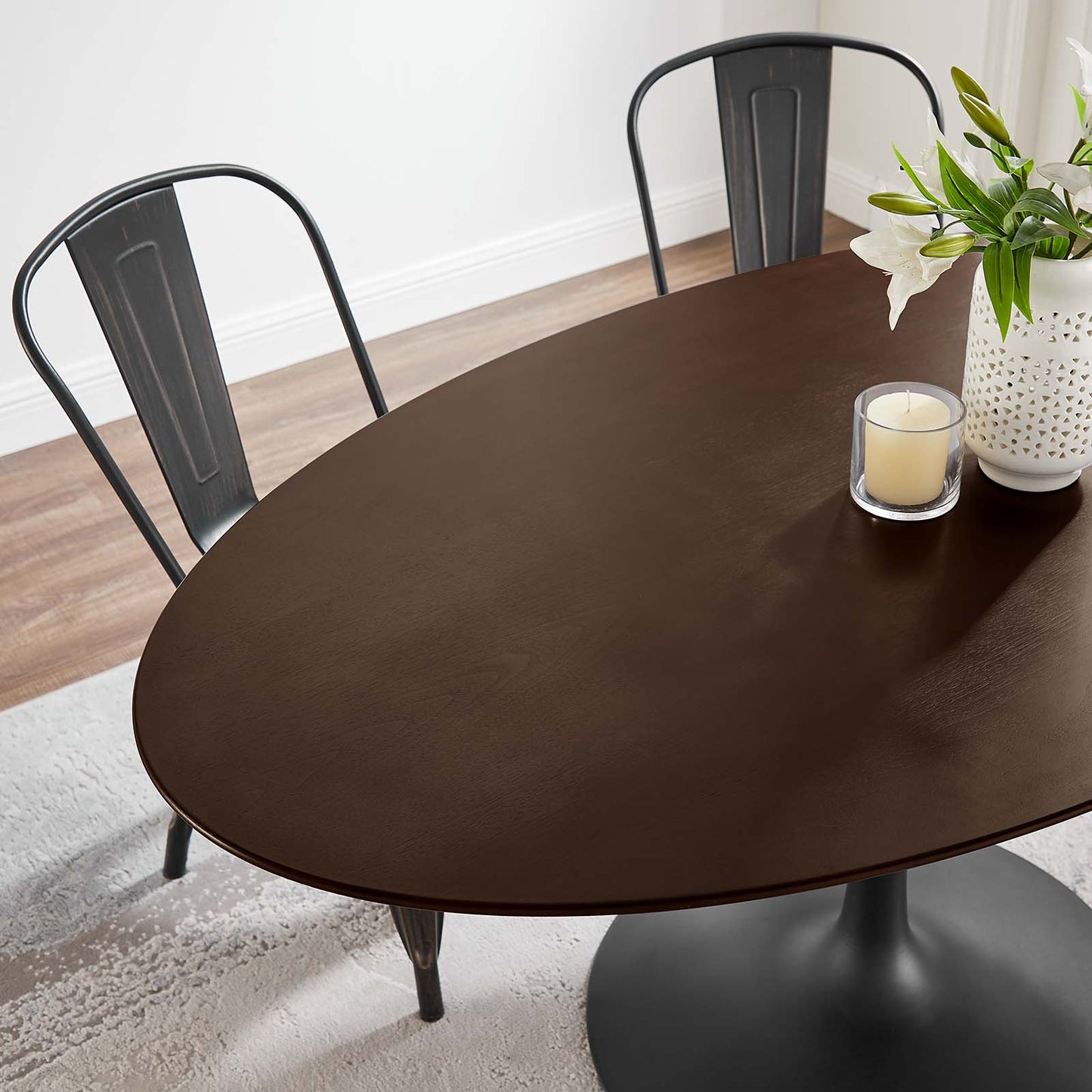 Lippa 60" Wood Oval Dining Table By Modway - EEI-4887 | Dining Tables | Modishstore - 8