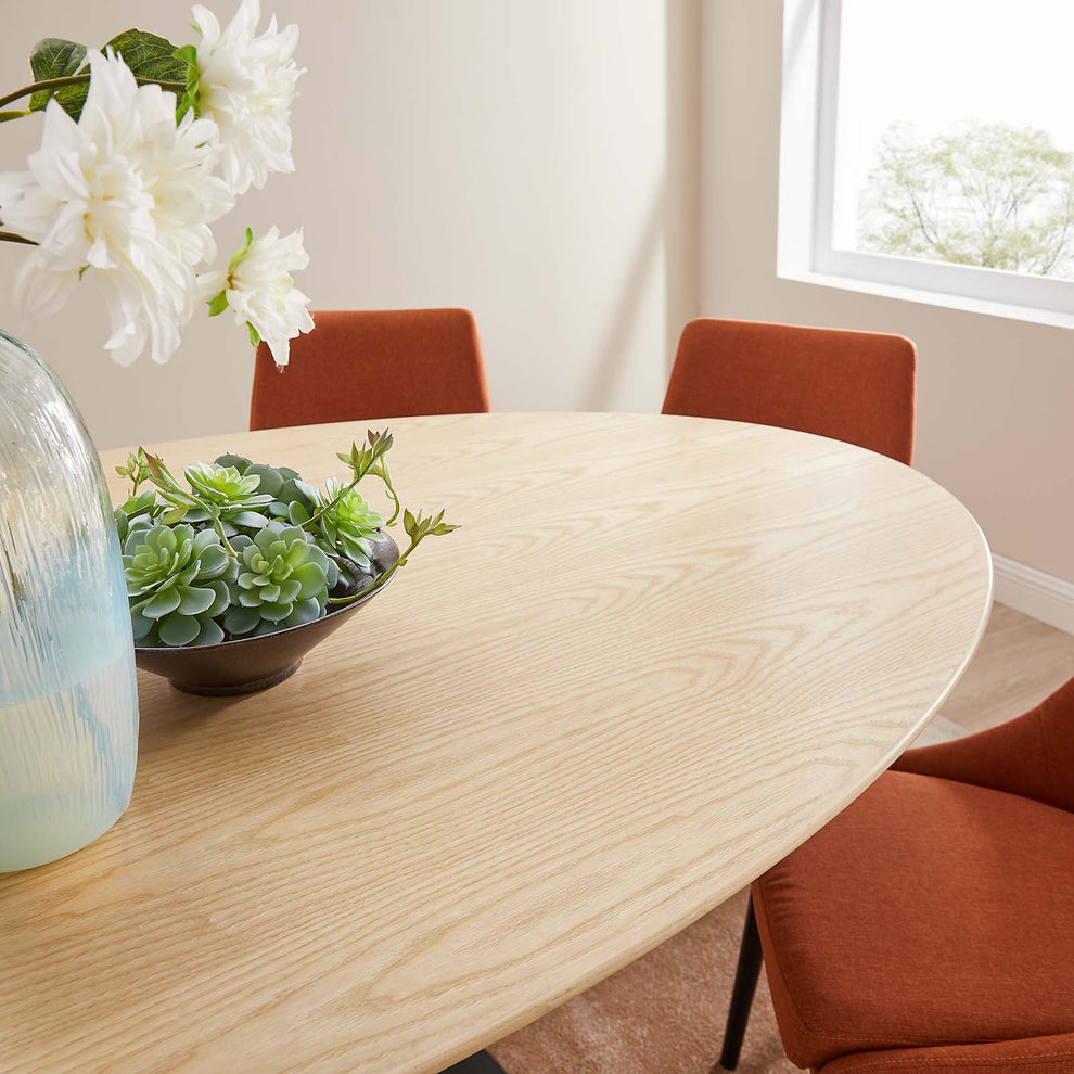 Lippa 78" Wood Oval Dining Table By Modway - EEI-4888 | Dining Tables | Modishstore - 19