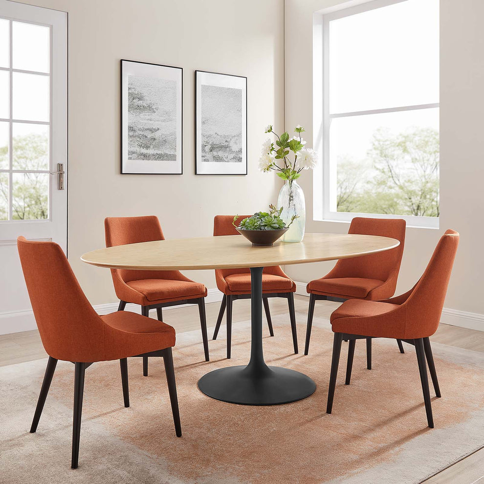 Lippa 78" Wood Oval Dining Table By Modway - EEI-4888 | Dining Tables | Modishstore - 14