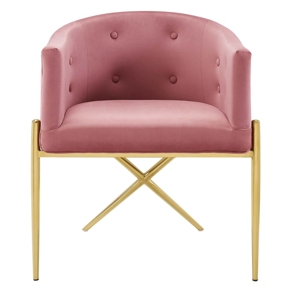 Modway Savour Accent Dining Armchair Performance Velvet Set of 2 - EEI-5042 | Armchairs | Modishstore - 4