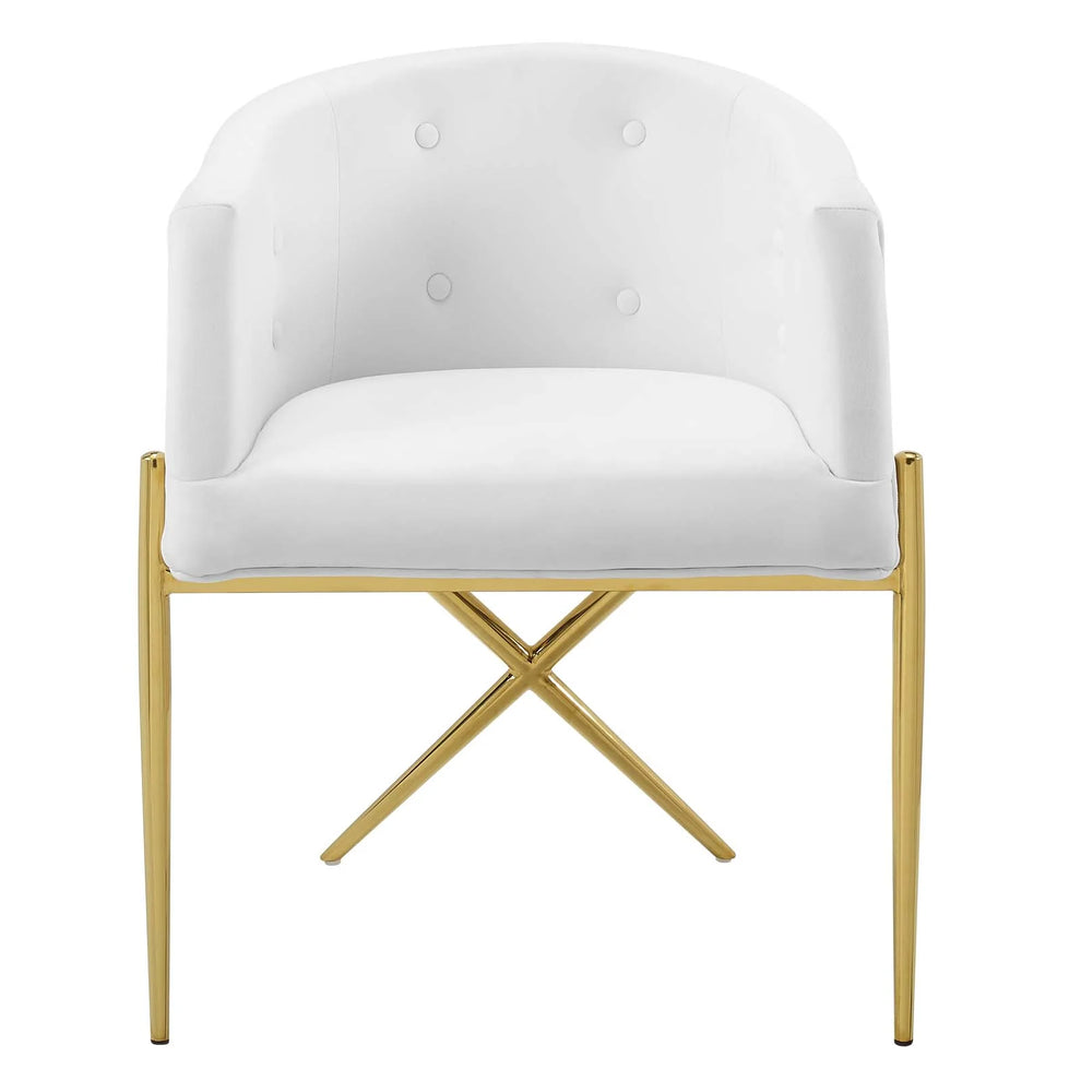 Modway Savour Accent Dining Armchair Performance Velvet Set of 2 - EEI-5042 | Armchairs | Modishstore - 10