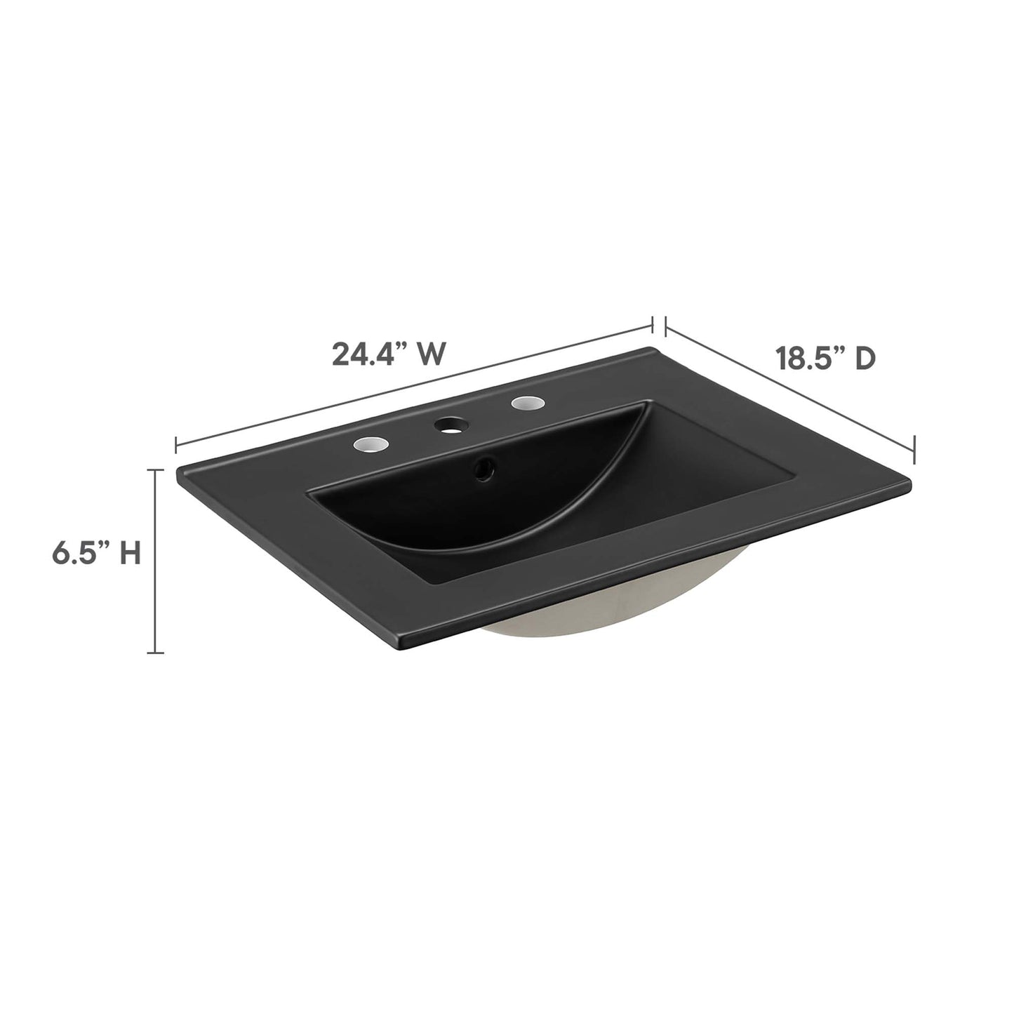 Modway Cayman 24" Bathroom Sink