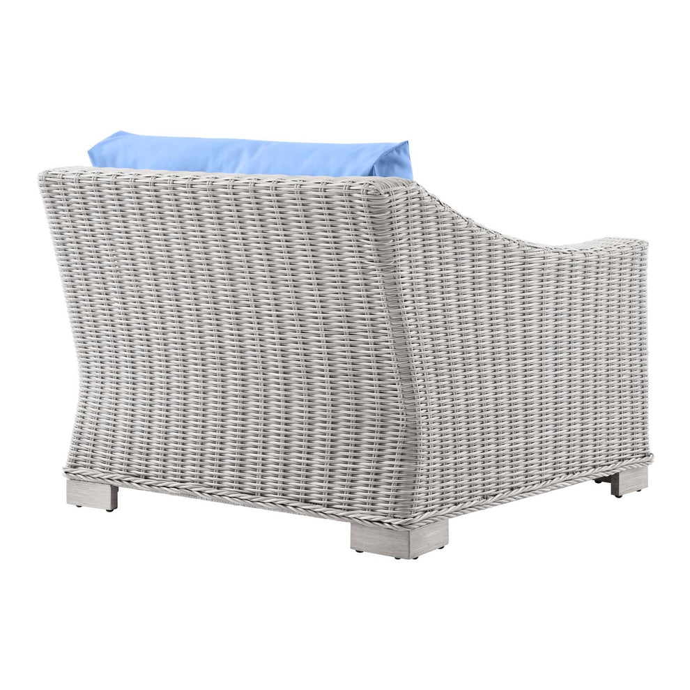 Modway Conway Outdoor Patio Wicker Rattan 6-Piece Sectional Sofa Furniture Set - EEI-5099 | Outdoor Sofas, Loveseats & Sectionals | Modishstore - 6