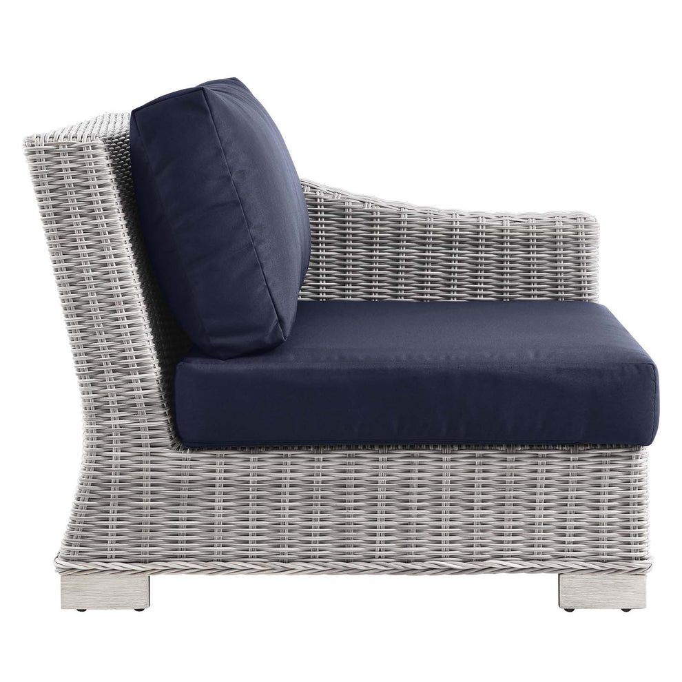 Modway Conway Outdoor Patio Wicker Rattan 6-Piece Sectional Sofa Furniture Set - EEI-5099 | Outdoor Sofas, Loveseats & Sectionals | Modishstore - 27