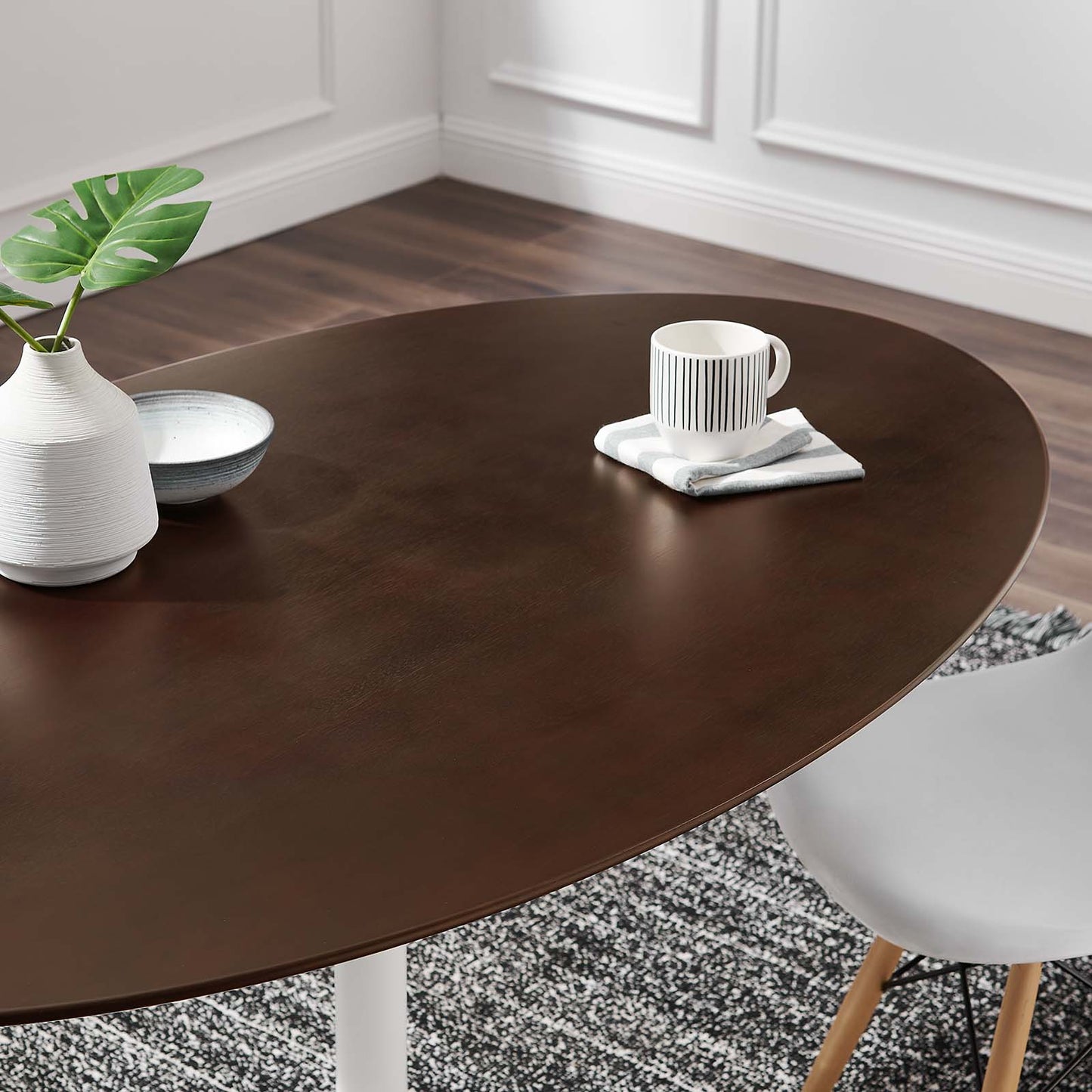 Modway Lippa 60" Oval Dining Table - EEI-5194 | Dining Tables | Modishstore - 8