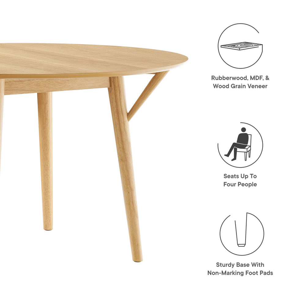 Gallant 47" Round Dining Table by Modway | Dining Tables | Modishstore - 4